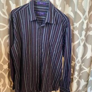 Alan Flusser Men’s Dress Shirt Size Large